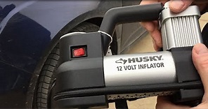 Home Depot HUSKY 12 VOLT Tire Inflator HD12A Review