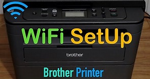 Brother Printer WiFi SetUp using the Control Panel.