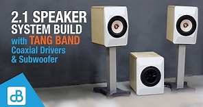 Building a 8 Coaxial Stereo Speaker & Subwoofer System with Tang Band - by SoundBlab