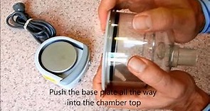 F&P HC150 Humidifier - How to take the chamber apart for cleaning