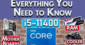 Intel i5 11400 - Best Budget Gaming CPU 2021? i5 11400 Motherboards, RAM, Cooler