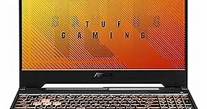 ASUS TUF Gaming A15 Gaming Laptop, 15.6” 144Hz Full HD IPS-Type Display, AMD Ryzen 5 4600H, GeForce GTX 1650 Ti, 8GB DDR4, 512GB PCIe SSD, RGB Keyboard, Windows 10 Home, Bonfire Black, FA506II-AS53
