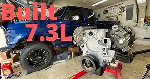 NEW ENGINE IS HERE! Built 7.3 rebuild process has started!