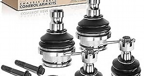 A-Premium Set of 4, Front Upper & Lower Ball Joints Kit, Compatible with Nissan Frontier 2005-2018, Pathfinder 2005-2012, Xterra 2005-2015