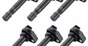 ENA Set of 6 Ignition Coil Pack Compatible with Honda 2005 2006 2007 2008 Pilot 2006 2007 2008 Ridgeline 3.5L Engine J35A9 Replacement for UF242 GN10168 C-511 C1221/C1462