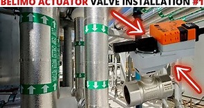 HVAC: Belimo Valve Actuator Replacement/Installation #1 For 4 Pipe Fan Coil Unit (ARB24-SR + B240)