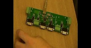 FTDI FT4232H USB to 4 Serial Assembly and Test