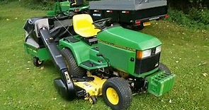 John Deere 425 with MC519 and Powerflow Collection System - 445, 455