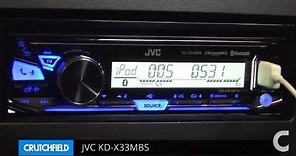 JVC KD-X33MBS Display and Controls Demo | Crutchfield Video