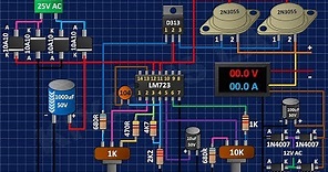 How To Make Variable Lab Bench Power Supply