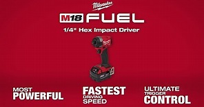 Milwaukee® M18 FUEL™ 1/4 Hex Impact Driver