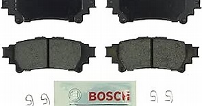 BOSCH BE1391 Blue Ceramic Disc Brake Pad Set - Compatible With Select Lexus GS, IS, RC (200t, 250, 300, 350, 450h, Turbo); Toyota Highlander, Mirai, Prius V, Sienna; REAR