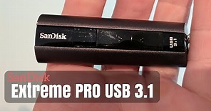 SanDisk Extreme PRO USB 3.1 Solid State Flash Drive SDCZ880-128G-G46 Unboxing and Test
