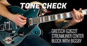 TONE CHECK: Gretsch G2622T Streamliner Centerblock Guitar Demo | NO TALKING