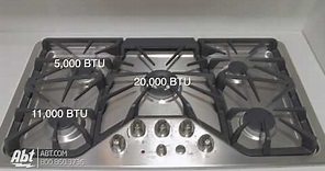 GE Cafe 36 Stainless Built-In Gas Cooktop CGP650SETSS - Overview