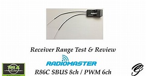 Review & Range Test: RadioMaster R86C SBUS 8ch. / PWM 6ch. Receiver