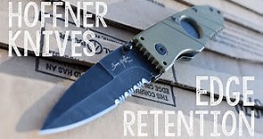 Testing Hoffner Knives 440C Blade Steel (Edge Retention)