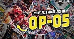 Every alternate art from OP-05 (and their expected hit rates)