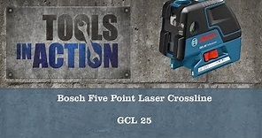 Bosch GCL 25 Five-Point Laser with Cross-Line