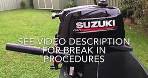 2020 Suzuki DF5A 5 HP Outboard