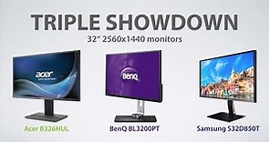 32 monitor series: #4 Showdown (S32D850T BL3200PT B326HUL) 2560x1440 in-depth review 1440p