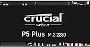 Crucial P5 Plus 1TB PCIe Gen4 3D NAND NVMe M.2 Gaming SSD, up to 6600MB/s - CT1000P5PSSD8 Solid State Drive