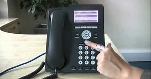 Adjusting ringer & speaker volume & changing the ringtone - Avaya IP Office 96 series telephone