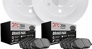 Dynamic Friction Company Front Rear Geospec Brake Rotors with 3000 Series Ceramic Brake Pads 4304-31018