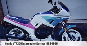 Honda VTR250 Review 1988-1990 - History, Specs, Riding Impressions