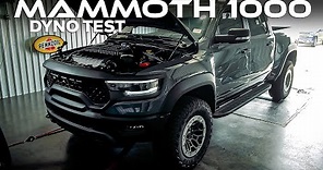 MAMMOTH 1000 Chassis Dyno Test! // Hellcat RAM TRX Upgrade by Hennessey