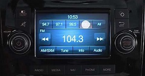 Uconnect 3/3 NAV with 5 inch display - Radio and media connections for 2018 Ram ProMaster City