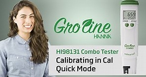 Video: How To - Calibrating The HI98131 pH, EC, ppm, temperature Combo Tester in Cal Quick Mode