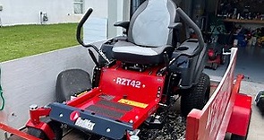 Quick overview and two week review of my RedMax RZT42 mower