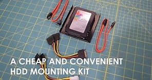 Inateck 2.5 to 3.5 HDD / SSD Mounting Kit Unboxing and Overview