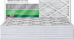 Filterbuy 12x30x1 Air Filter MERV 8 Dust Defense (12-Pack), Pleated HVAC AC Furnace Air Filters Replacement (Actual Size: 11.63 x 29.50 x 0.75 Inches)