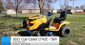 LT42E Electric Cub Cadet Review 2021 - XT1 Enduro Electric Riding Mower