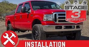 2005-2010 Super Duty F-250/F-350 4WD ReadyLIFT 2.5 Coil Spring Leveling Kit with Fox Shocks Install