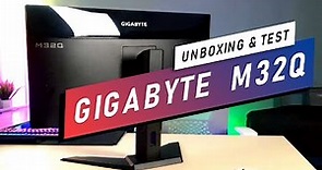Best All-Around Monitor! - GIGABYTE M32Q unboxing & games tests