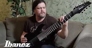 Marten Hagstrom on the Meshuggah M80M Ibanez 8-string signature model