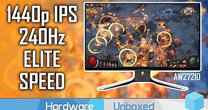 Alienware AW2721D Review, Strong IPS Performance at 1440p 240Hz