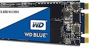 Western Digital 1TB WD Blue 3D NAND Internal PC SSD - SATA III 6 Gb/s, M.2 2280, Up to 560 MB/s - WDS100T2B0B