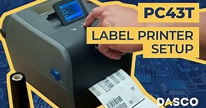 How to Setup the Intermec PC43T Label Printer