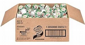Nestle Coffee mate Coffee Creamer, Irish Creme, Concentrated Liquid Creamer Singles, Non Dairy, No Refrigeration, Box of 180 Singles