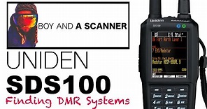 Finding DMR System Frequencies on the Uniden SDS100