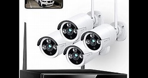 Victure Nk200 Wireless 1080P 4Channel Surveillance With Nvr Camera Kit