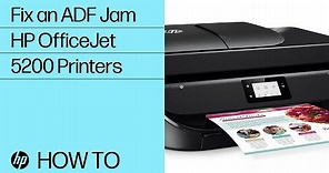 Fix an ADF Jam | HP OfficeJet 5200 Printers | HP