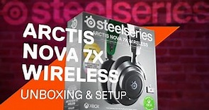Arctis Nova 7X Unboxing and Setup