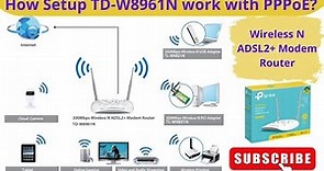 How to Quick Setup TP-Link TD-W8961N 300Mbps Wireless N ADSL2+ Modem Router - English