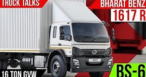 Bharat Benz 1617R Bs6 | Overview Video | 2020 BS6 Model | Technical Specifications