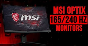MSI Optix MAG27 gaming monitors: Up to 240 Hz, curved, HDR glory